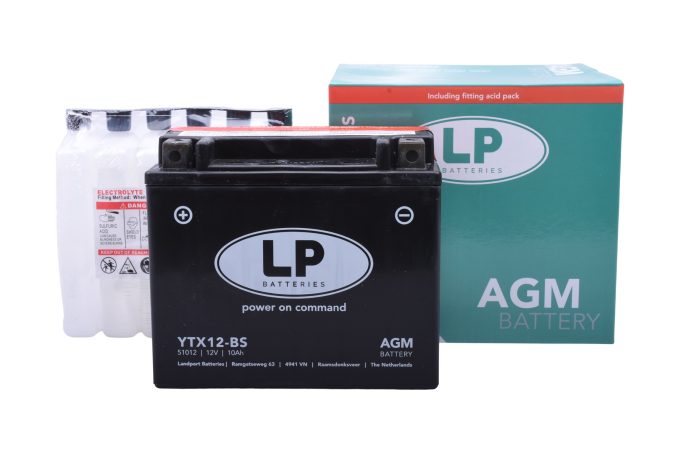 Accu Landport YTX12-BS (12V/10A)
