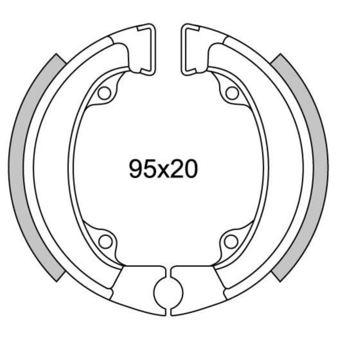 Remsegmentset Newfren GF1198