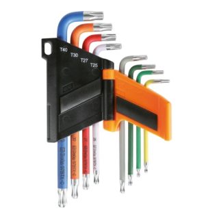 Haakse stiftsleutelset Torx Beta 8-delig